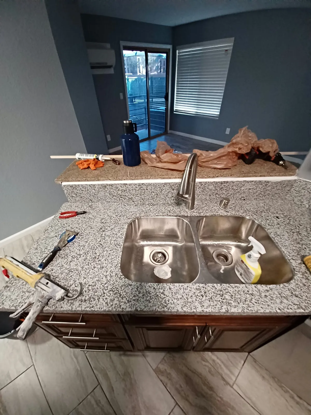 Granite & sink install — kitchen by Happy Homes Remodeling, Henderson, NV