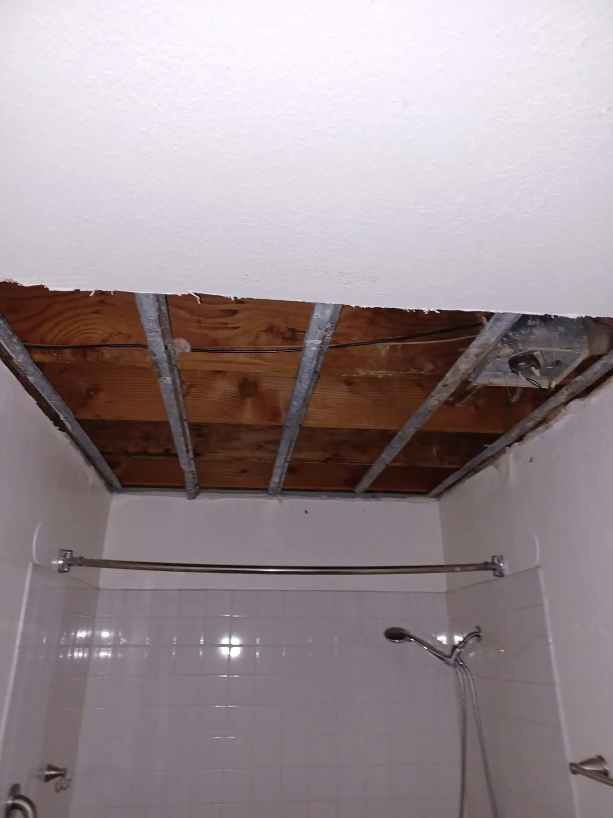 Old shower comes out — bathroom by Happy Homes Remodeling, Henderson, NV